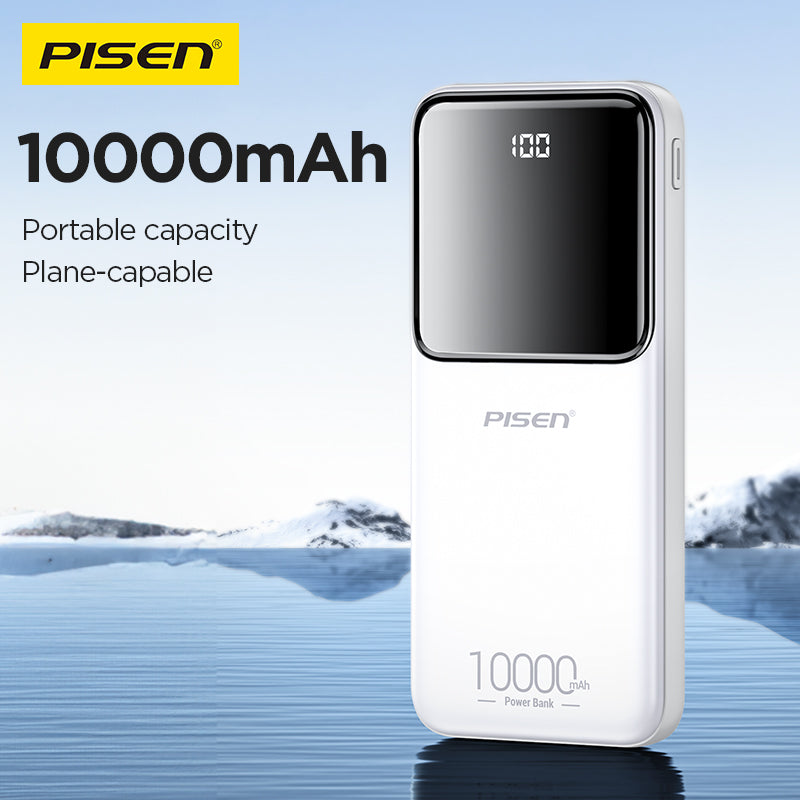 PISEN Semi Mirror 10W 10000mAh Power Bank TP-D053 - PisenBiz