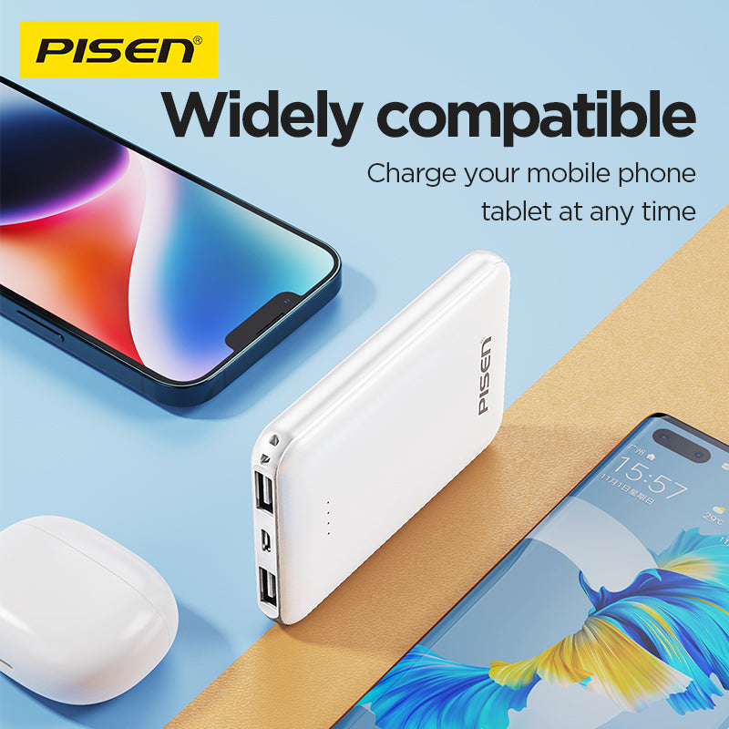 PISEN Mr White Mini 5000mAh Power Bank TP-D34 - PisenBiz