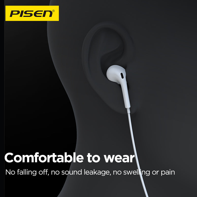 PISEN in-ear Stereo Wired Earphones AP03 - PisenBiz