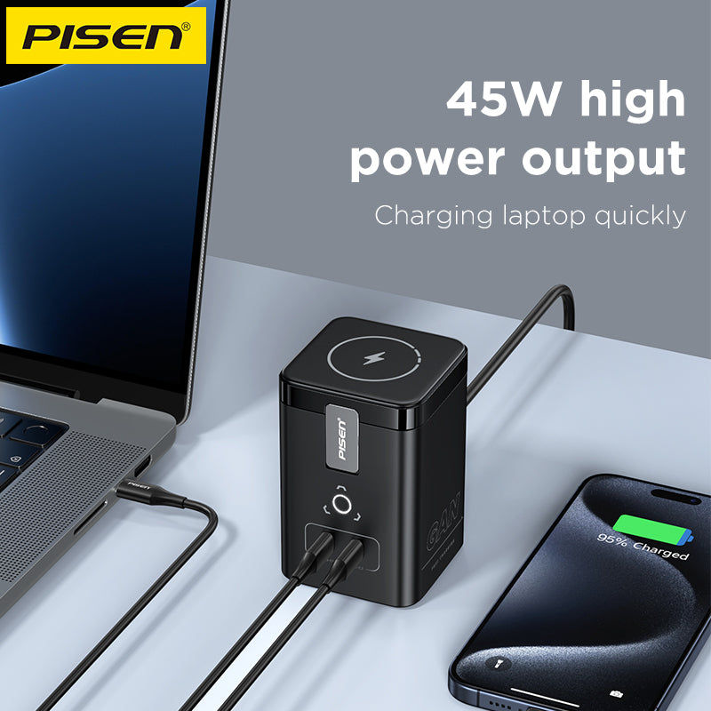 PISEN 45W GaN Desktop Charger Kit TP-C25 - PisenBiz