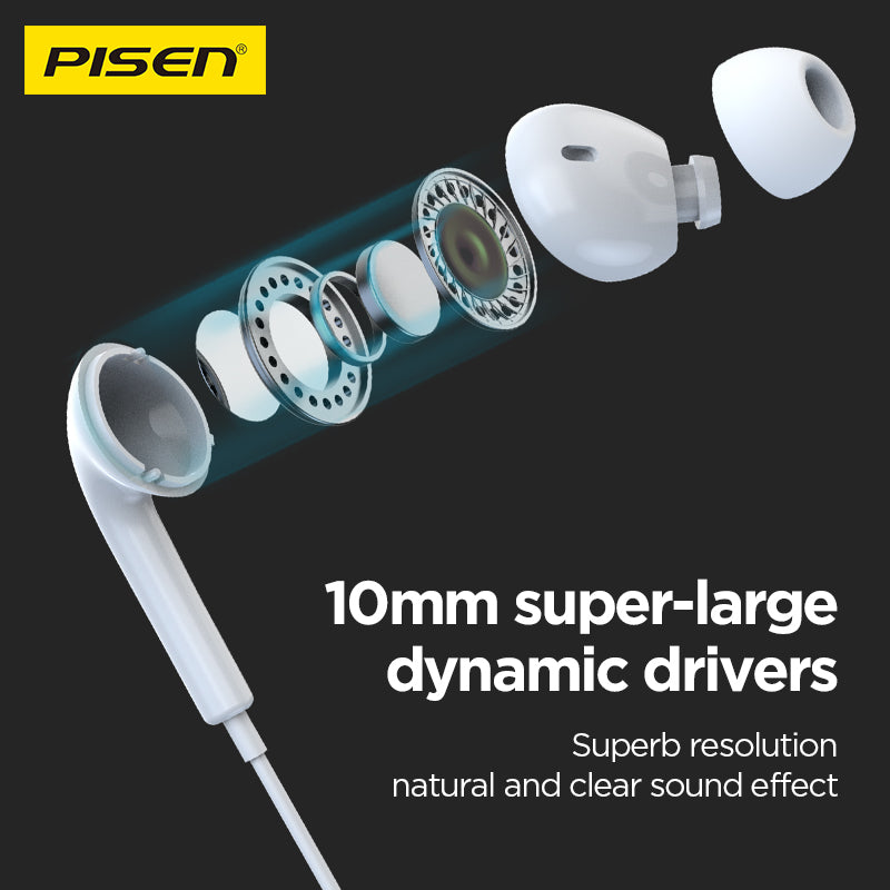 PISEN in-ear Stereo Wired Earphones AP03 - PisenBiz