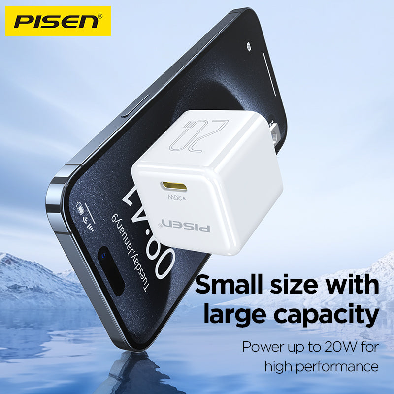 PISEN PD20W Pudding Single Port Fast Charger TP-C36 - PisenBiz