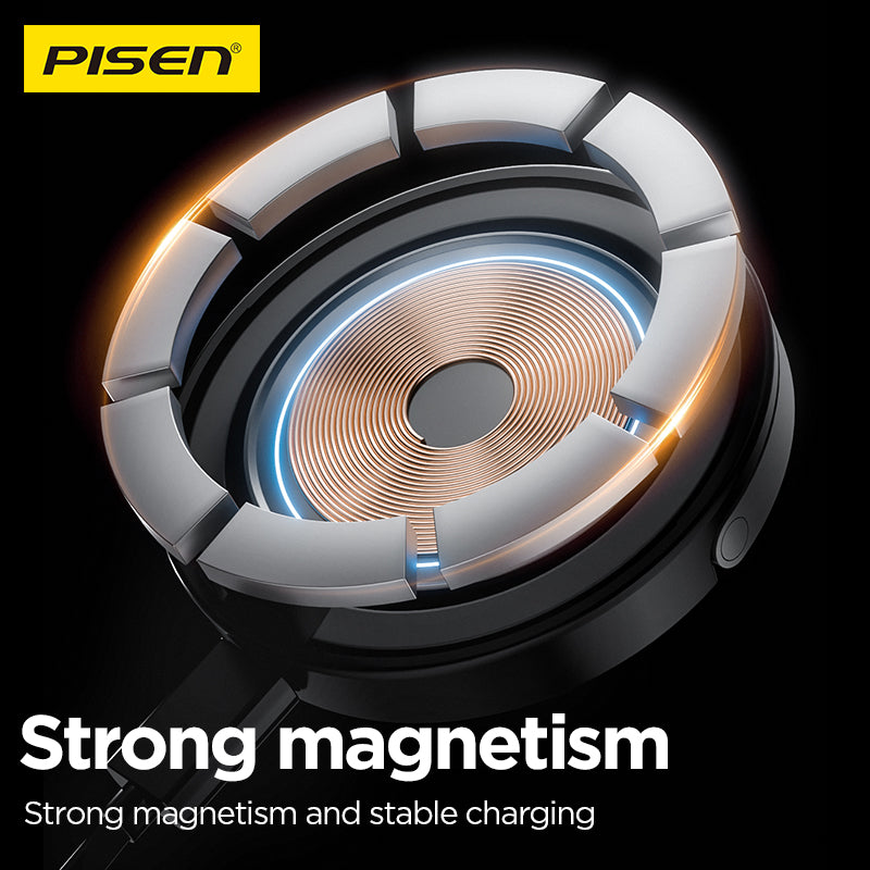 PISEN 2 in 1 Magnetic Wireless Charger TP-C43 - PisenBiz