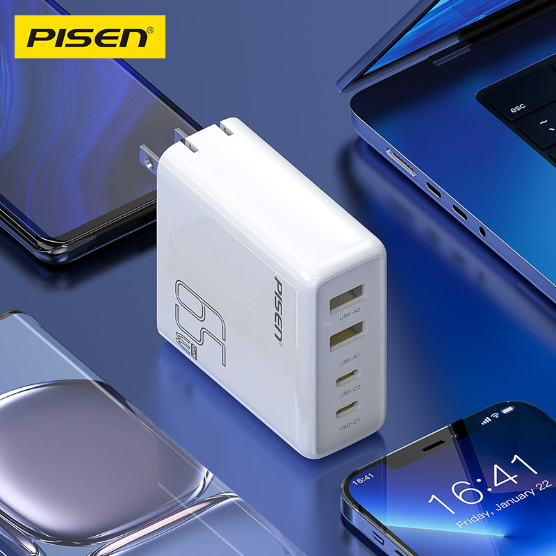 PISEN Pro 65W GaN Fast Charger 2C+2A (US) TS-C146 - PisenBiz