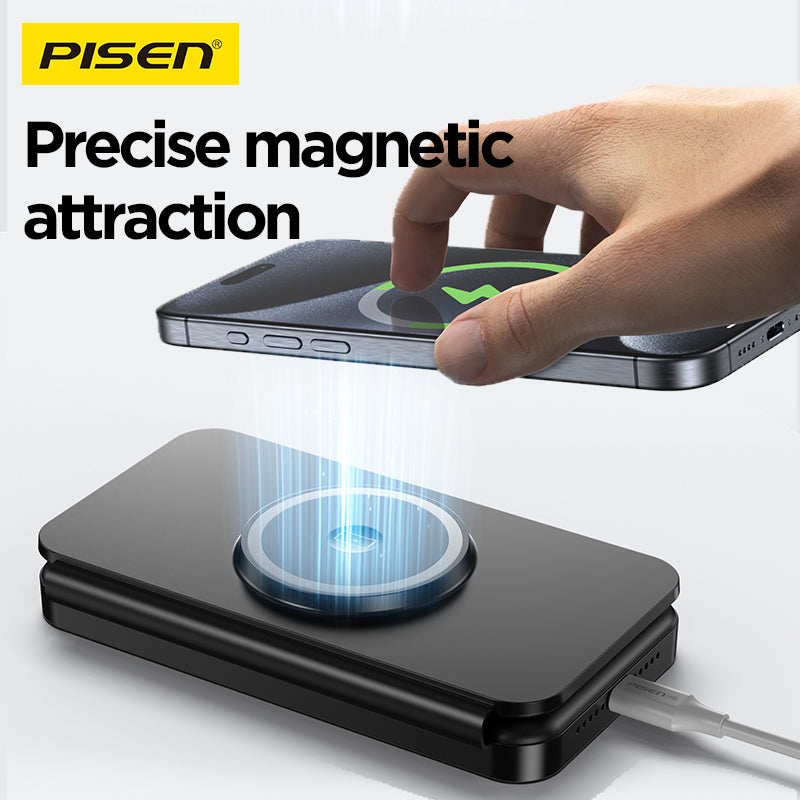 PISEN 3-in-1 travel multifunctional magnetic wireless charger F6 - PisenBiz