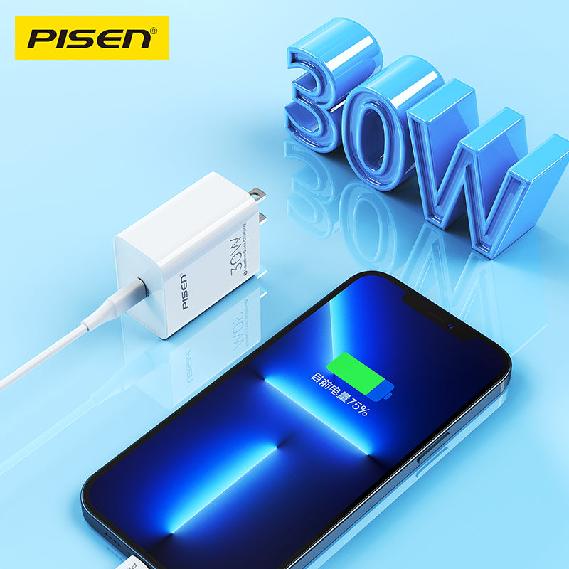 PISEN Quick PD30W Single Port Quick Charger(US) TS-C160 - PisenBiz