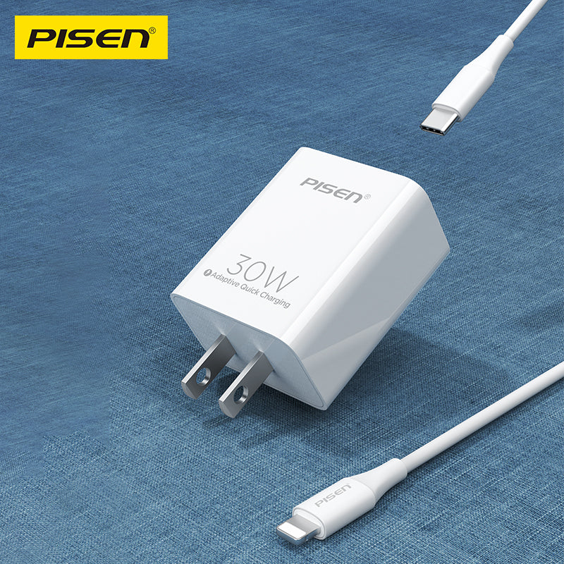 PISEN Quick PD30W Single Port Quick Charger(US) TS-C160 - PisenBiz