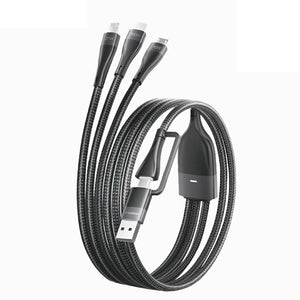 PISEN two-to-three braided data charging cable 1.2m AP-FC15-1200 - PisenBiz