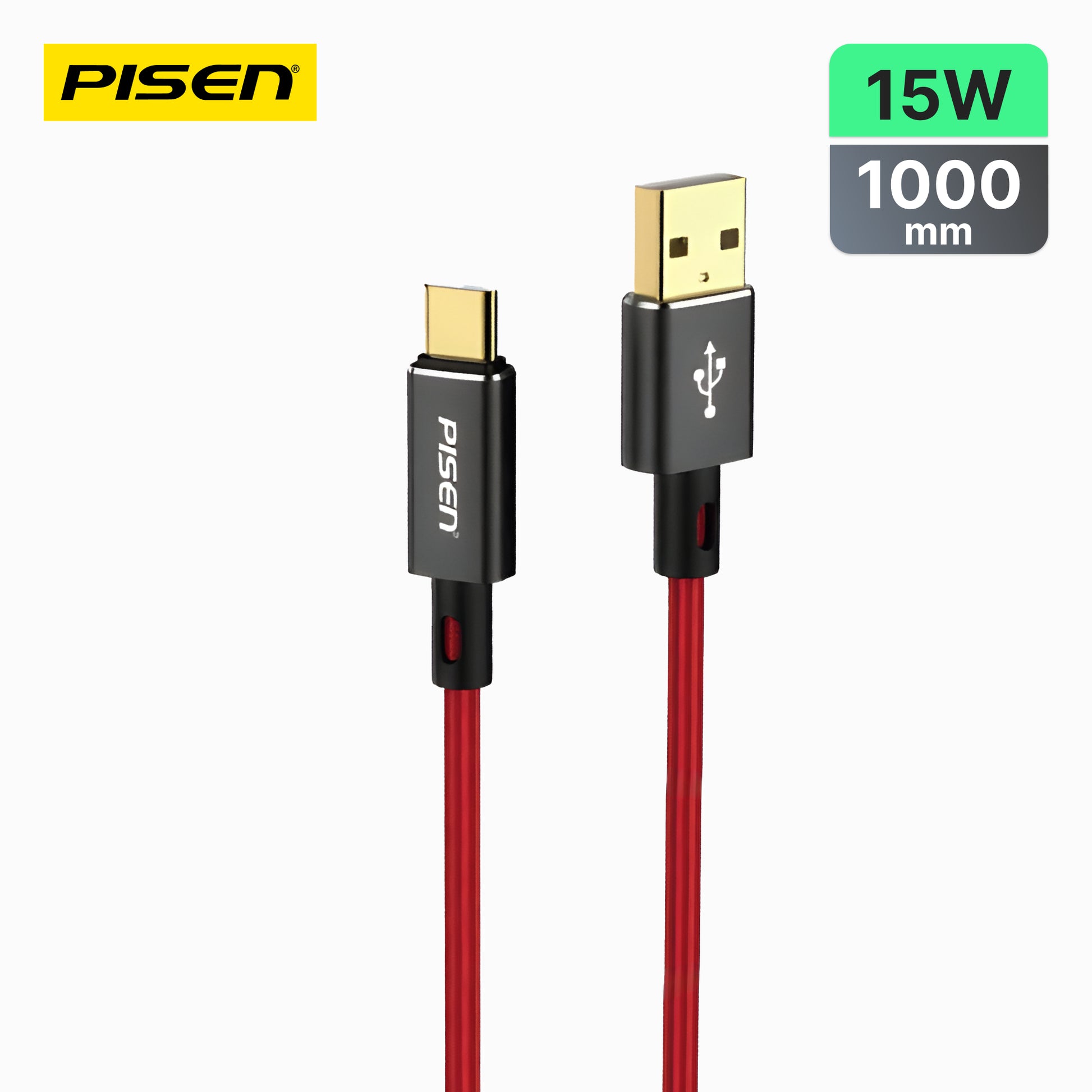 PISEN Platinum USB-A to USB-C Cable AC07-1000 - PisenBiz