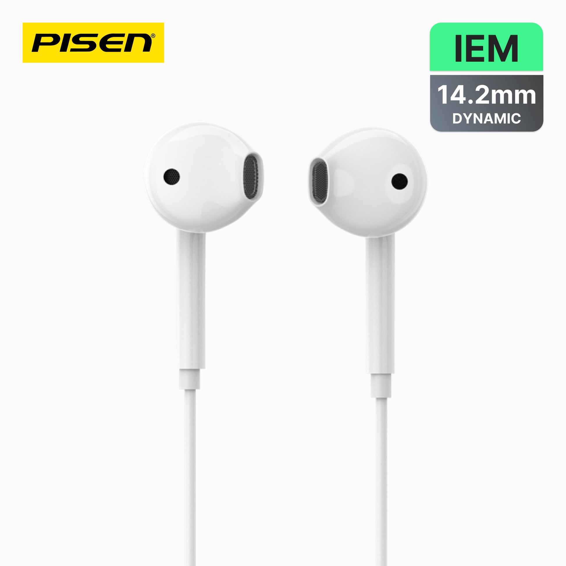 PISEN- Half-in-Ear Wired Earphones AP01 - PisenBiz