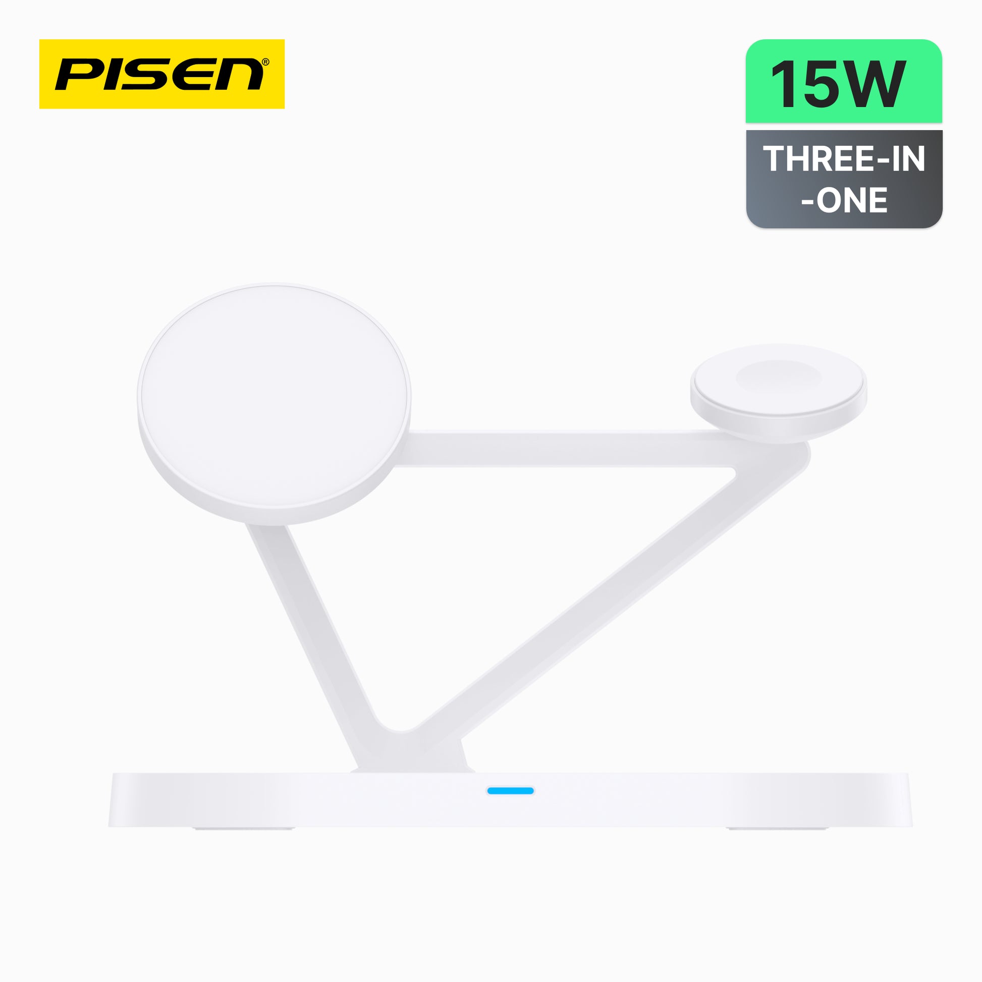 PISEN 3-in-1 Wireless Charging Stand with Night Light TP-C24 - PisenBiz