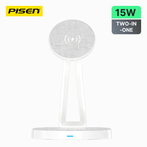 PISEN 2-in-1 Wireless Charging Stand TP-C30 - PisenBiz