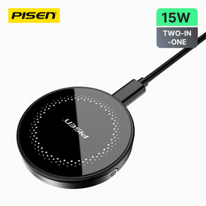 PISEN 2 in 1 Magnetic Wireless Charger TP-C43 - PisenBiz