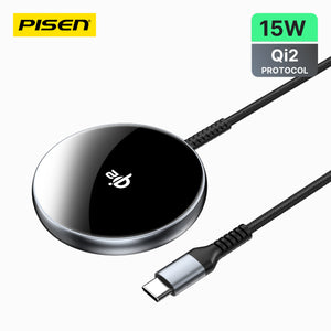 PISEN Qi2 Magnetic Desktop Charging Pad Base TP-C56 - PisenBiz