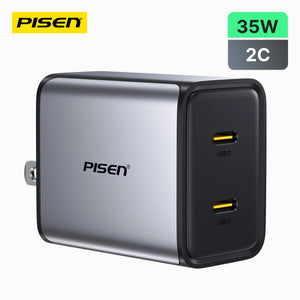 PISEN BOLT Lite 35W 2-Port GaN Fast Charger TP-C64 - PisenBiz