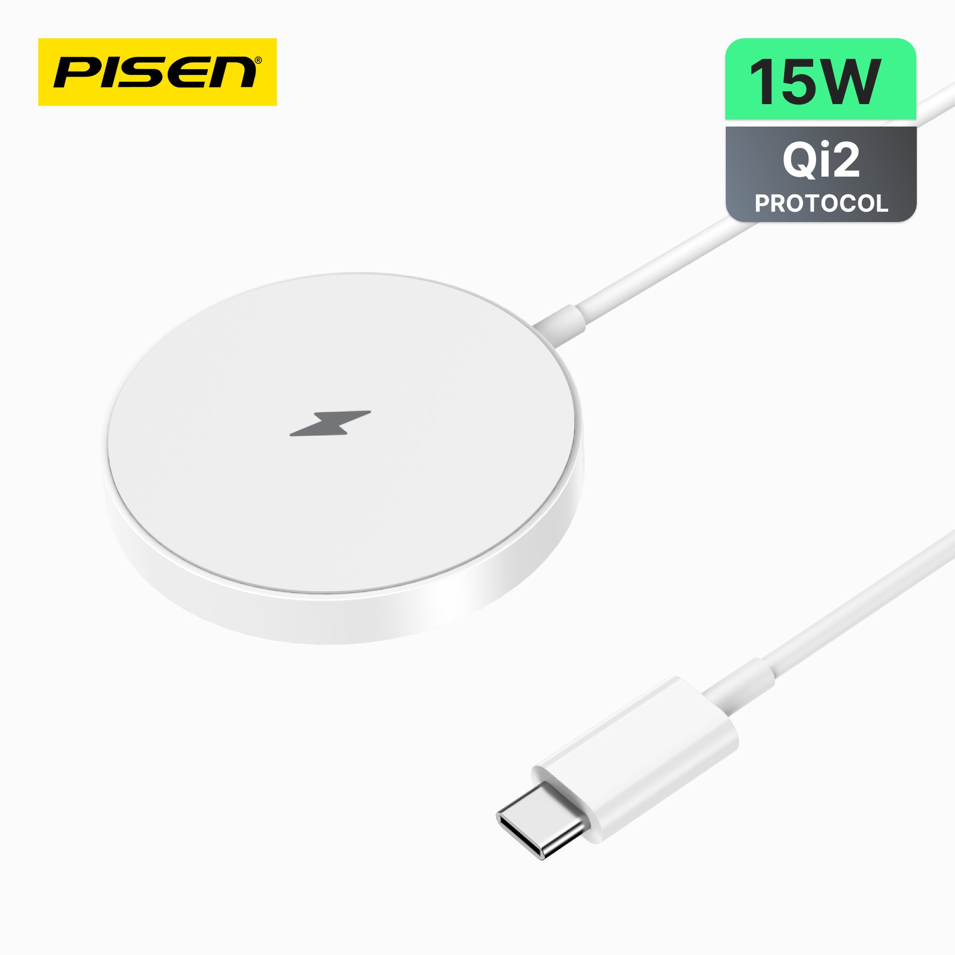 PISEN Qi2 Magnetic Desktop Charging Base(Lite) TP-C74 - PisenBiz