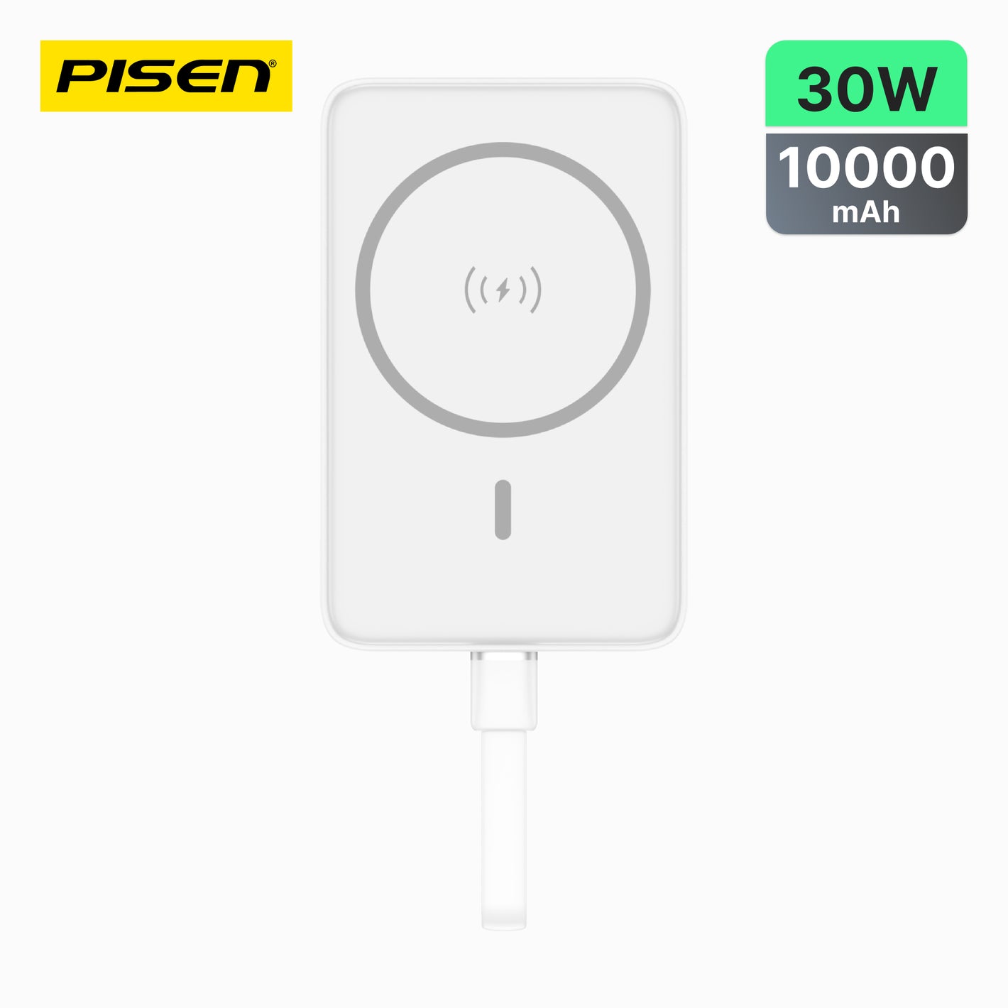 PISEN PowerMag Magnetic 30W 10000mAh Power Bank TP-D113 - PisenBiz