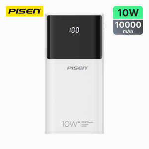 PISEN-Mr White Digital 10000mAh Power Bank TP-D33 - PisenBiz