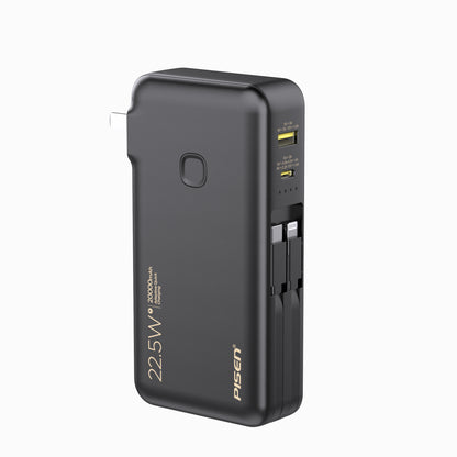 PISEN High Power Box 22.5W With Cables 20000mAh Power Bank TS-D313 - PisenBiz