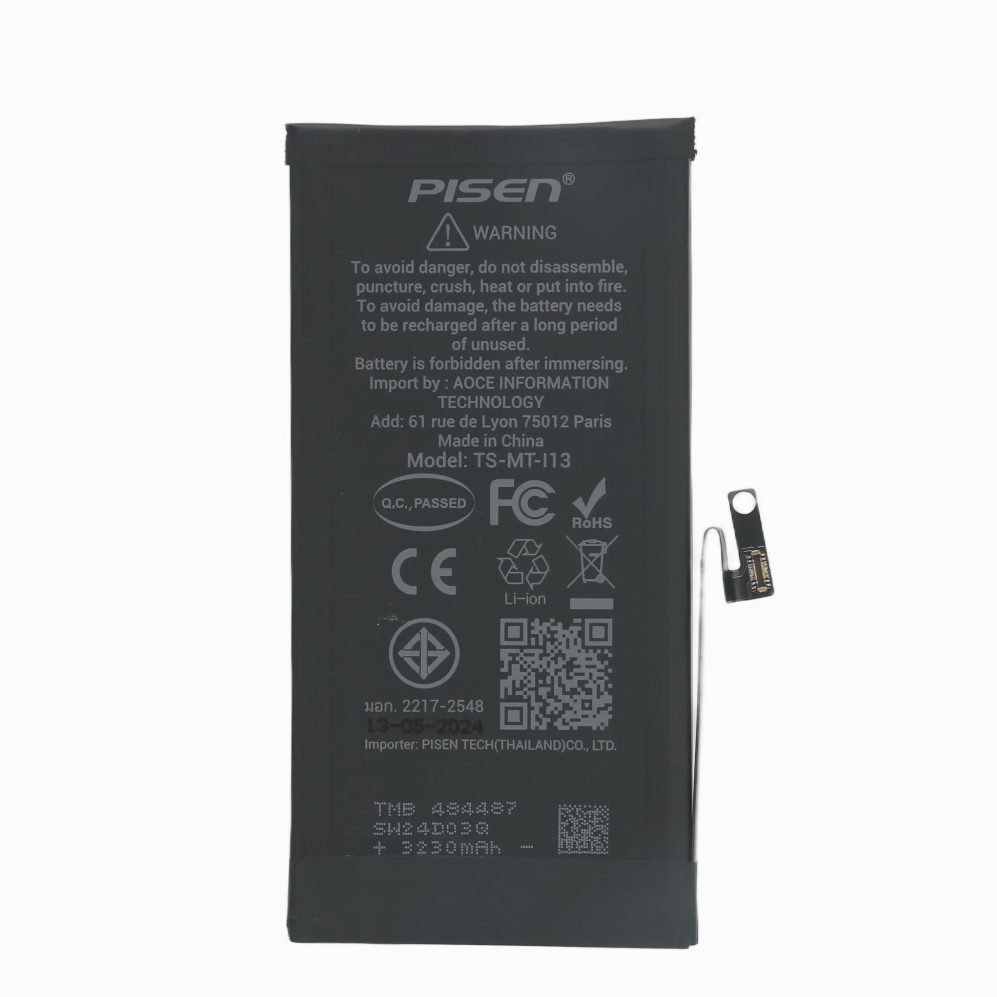 PISEN iPhone 13 Mobile Phone built-in battery - PisenBiz