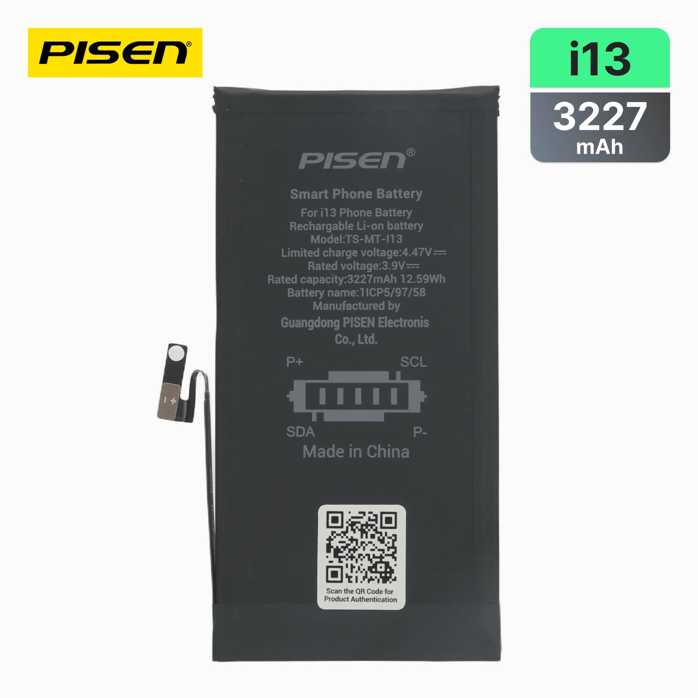 PISEN iPhone 13 Mobile Phone built-in battery - PisenBiz