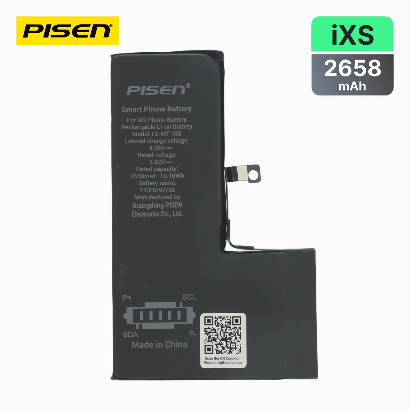 PISEN iPhone XS Mobile Phone built-in battery - PisenBiz